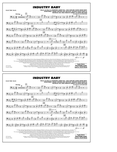 Industry Baby (arr. Jay Bocook) - Electric Bass
