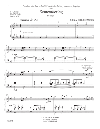 REMEMBERING (organ)