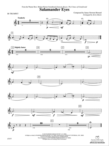 Salamander Eyes: 1st B-flat Trumpet