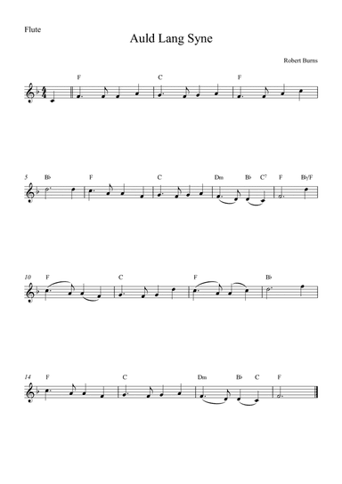 Auld Lang Syne