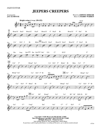Jeepers Creepers: Guitar