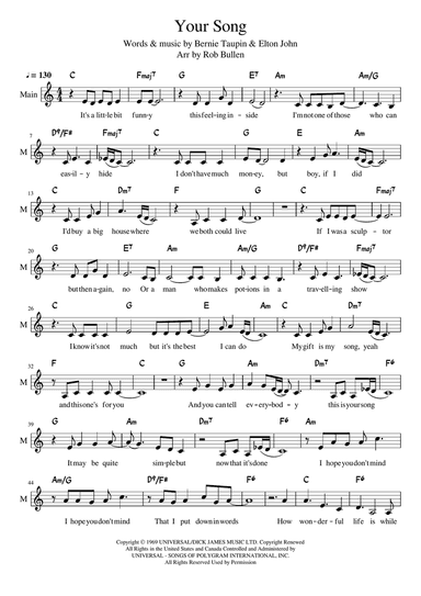 Your Song