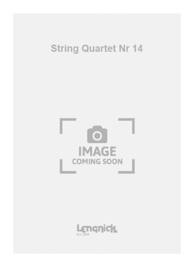 String Quartet Nr 14