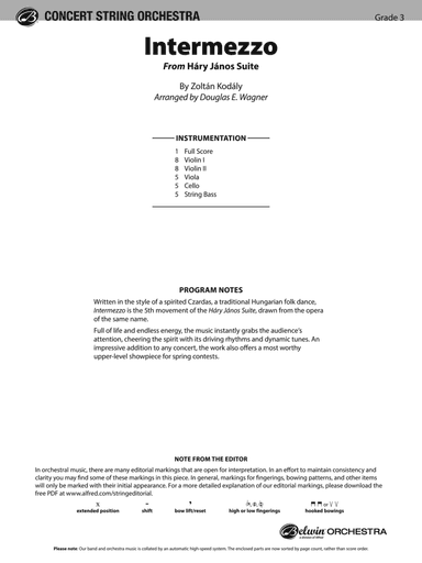 Intermezzo: Score
