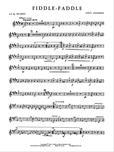 Fiddle-Faddle: 2nd B-flat Trumpet
