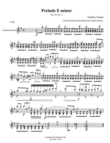 Prelude E minor