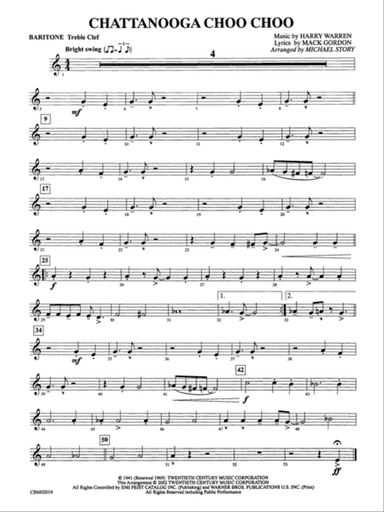 Chattanooga Choo Choo: Baritone T.C.