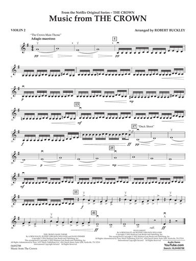 Music from The Crown - Violin 2