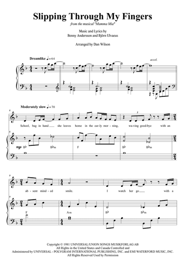 Slipping Through My Fingers