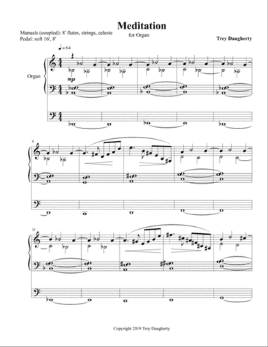 Meditation (for organ)