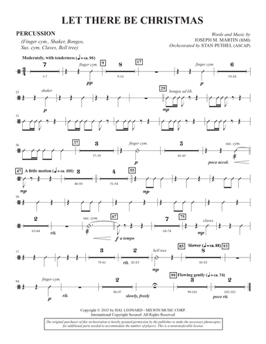 Let There Be Christmas (Consort) - Percussion