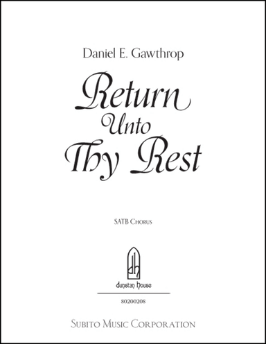 Return Unto Thy Rest