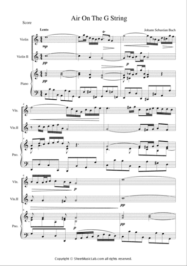Air On The G String C Major