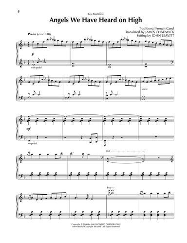 Angels We Have Heard On High (arr. John Leavitt)