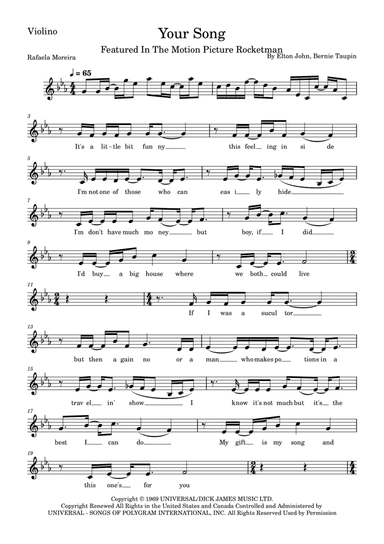 Your Song