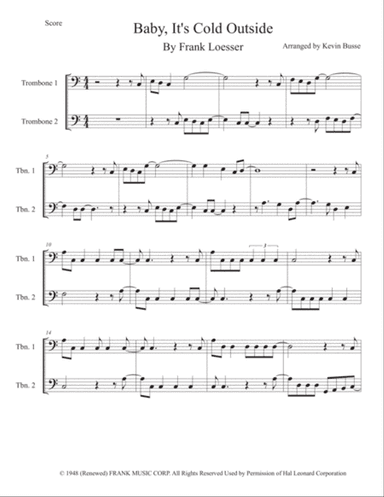 Baby, It's Cold Outside