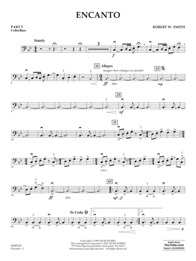 Encanto - Pt. 5 - Cello/Bass