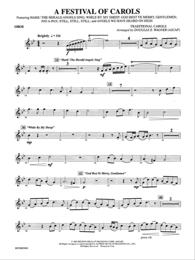 A Festival of Carols: Oboe