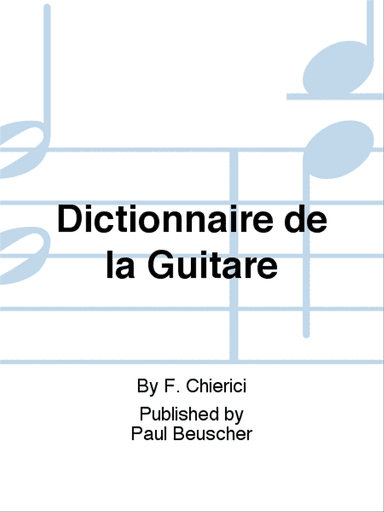 Dictionnaire de la Guitare