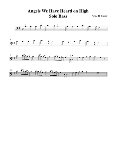 Angels We Have Heard on High