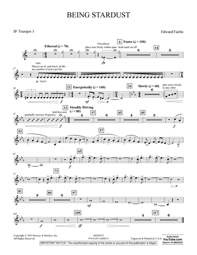 Being Stardust - Bb Trumpet 3