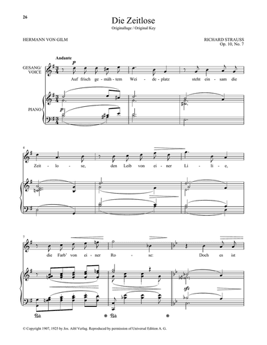 Die Zeitlose (High Voice)