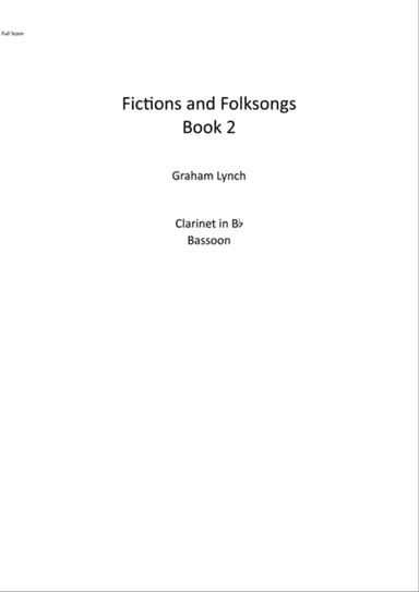 Fictions and Folksongs Book 2