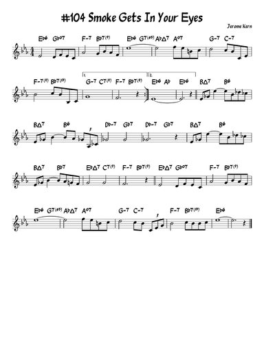 Smoke Gets In Your Eyes