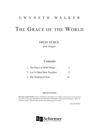 The Grace of the World