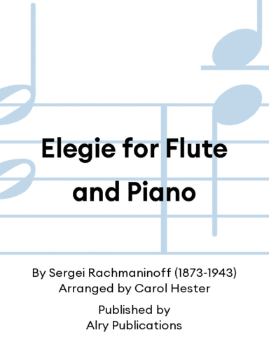 Elegie for Flute and Piano
