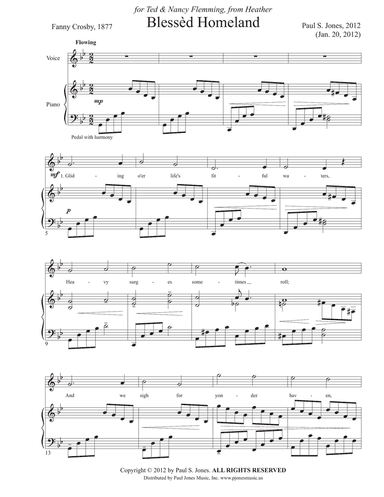 Blessed Homeland (High)