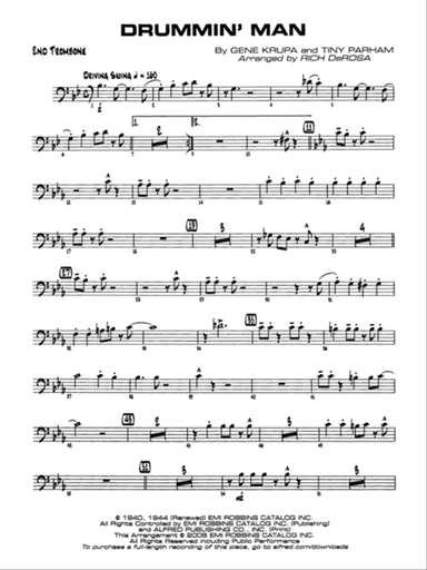 Drummin' Man: 2nd Trombone