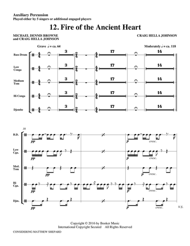 Considering Matthew Shepard - Percussion
