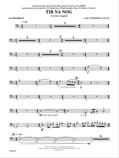 Tir Na Nog (A Celtic Legend): 3rd Trombone