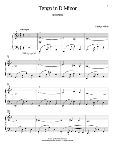 Tango In D Minor