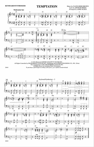 Temptation: Keyboard/Synthesizer