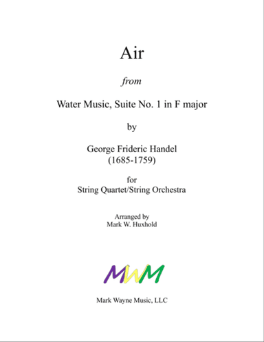 Air from Water Music Suite No.1 in F major