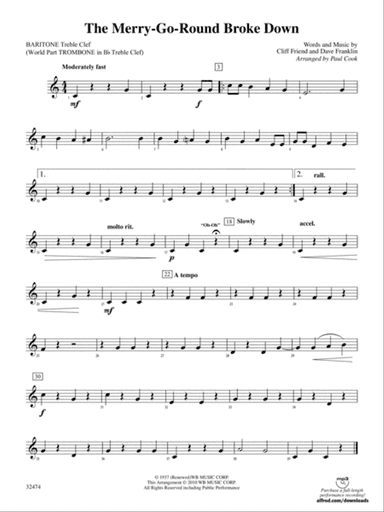 The Merry-Go-Round Broke Down: (World Part) Baritone T.C.