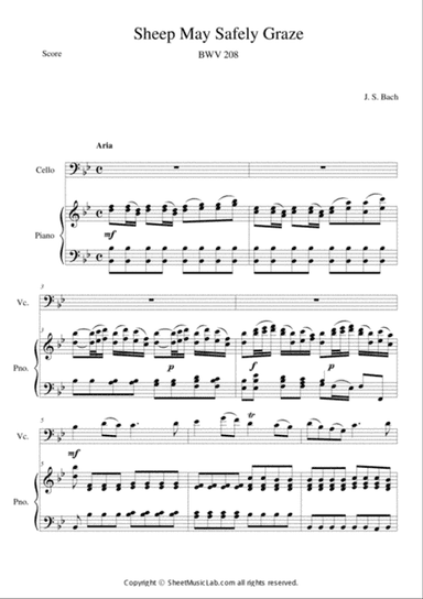 Sheep May Safely Graze (BWV 208)