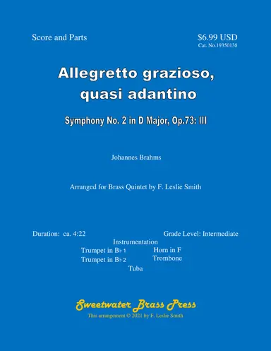 Allegretto grazioso, quasi andantino (Symphony No. 2 in D Major, Op.73: III)
