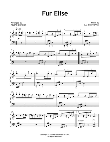 Fur Elise (Easy/Basic)