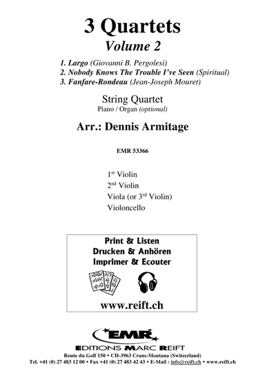 3 Quartets Volume 2