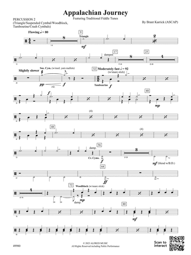 Appalachian Journey: 2nd Percussion