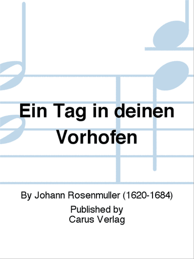 Ein Tag in deinen Vorhofen