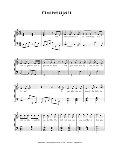 Hallelujah