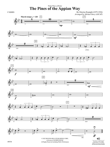 The Pines of the Appian Way: 1st F Horn