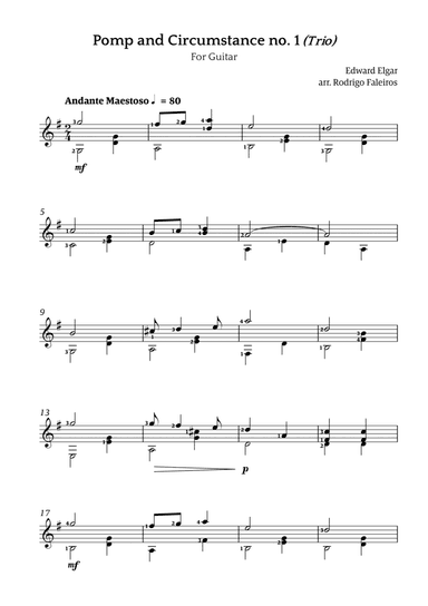 Pomp and Circumstance no. 1 (Trio)