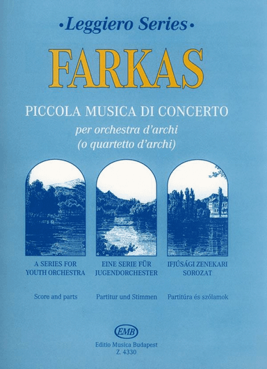 Piccola Musica Di Concerto FĂĽr Streichorchester