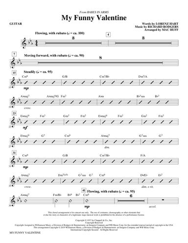 My Funny Valentine (arr. Mac Huff) - Guitar