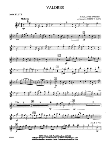 Valdres: 2nd Flute